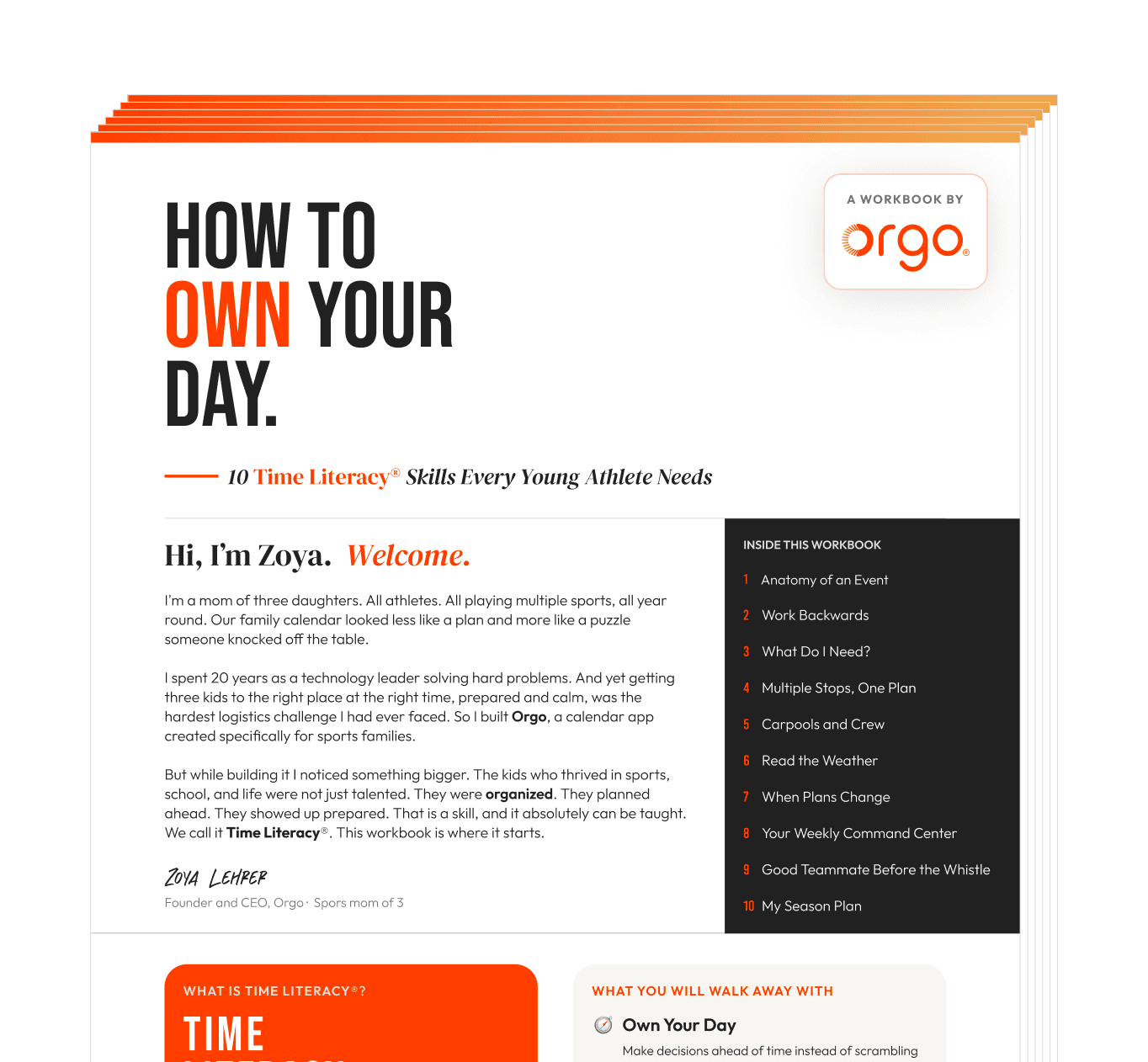 Time Literacy workbook